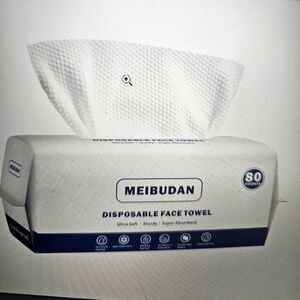 NEW/UNOPENED Disposable Face  Towel Dry Towlette 80 count 7.88x9.48